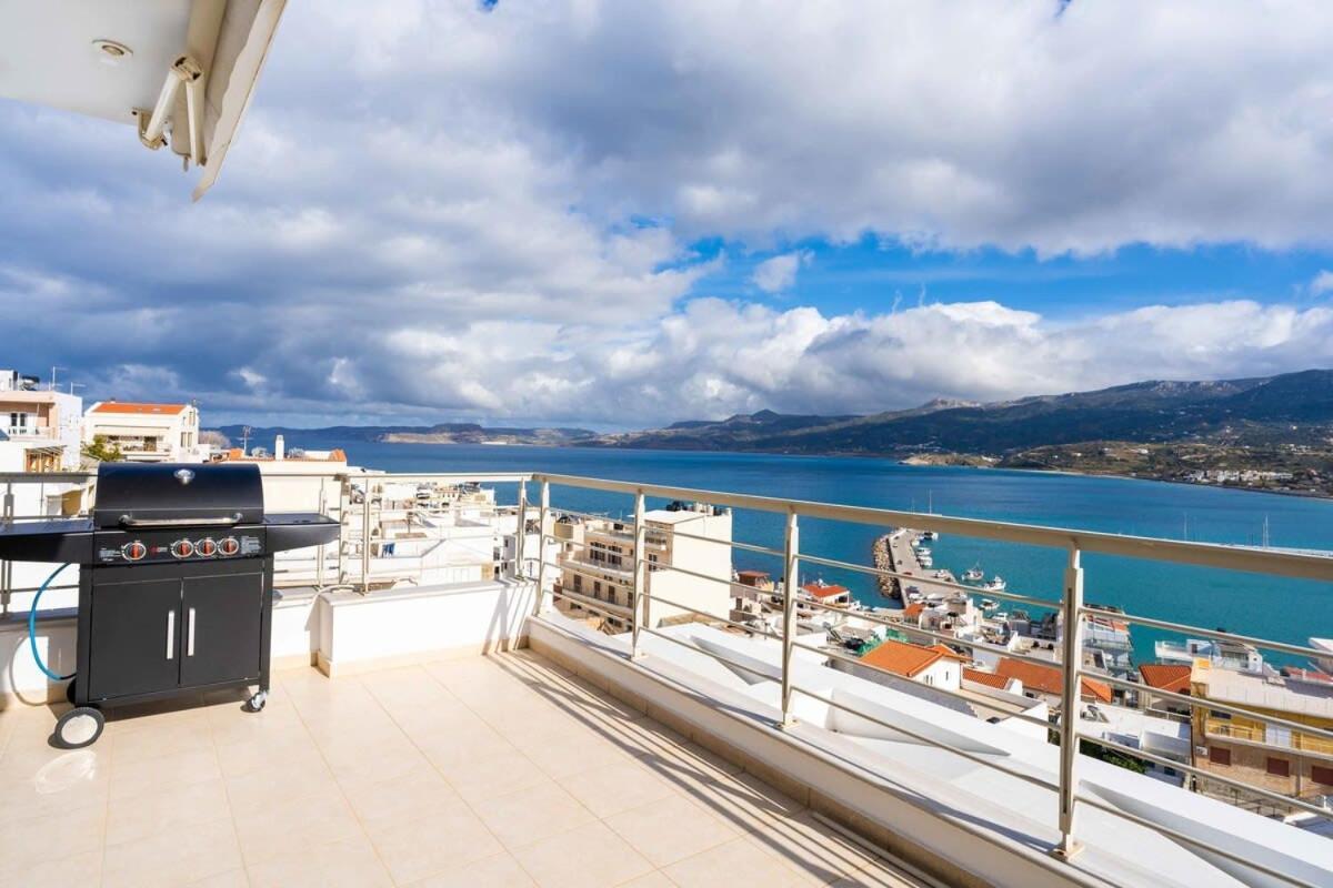 Sitia Panoramic Penthouse - Close To Sandy Beach - Private Parking Ngoại thất bức ảnh