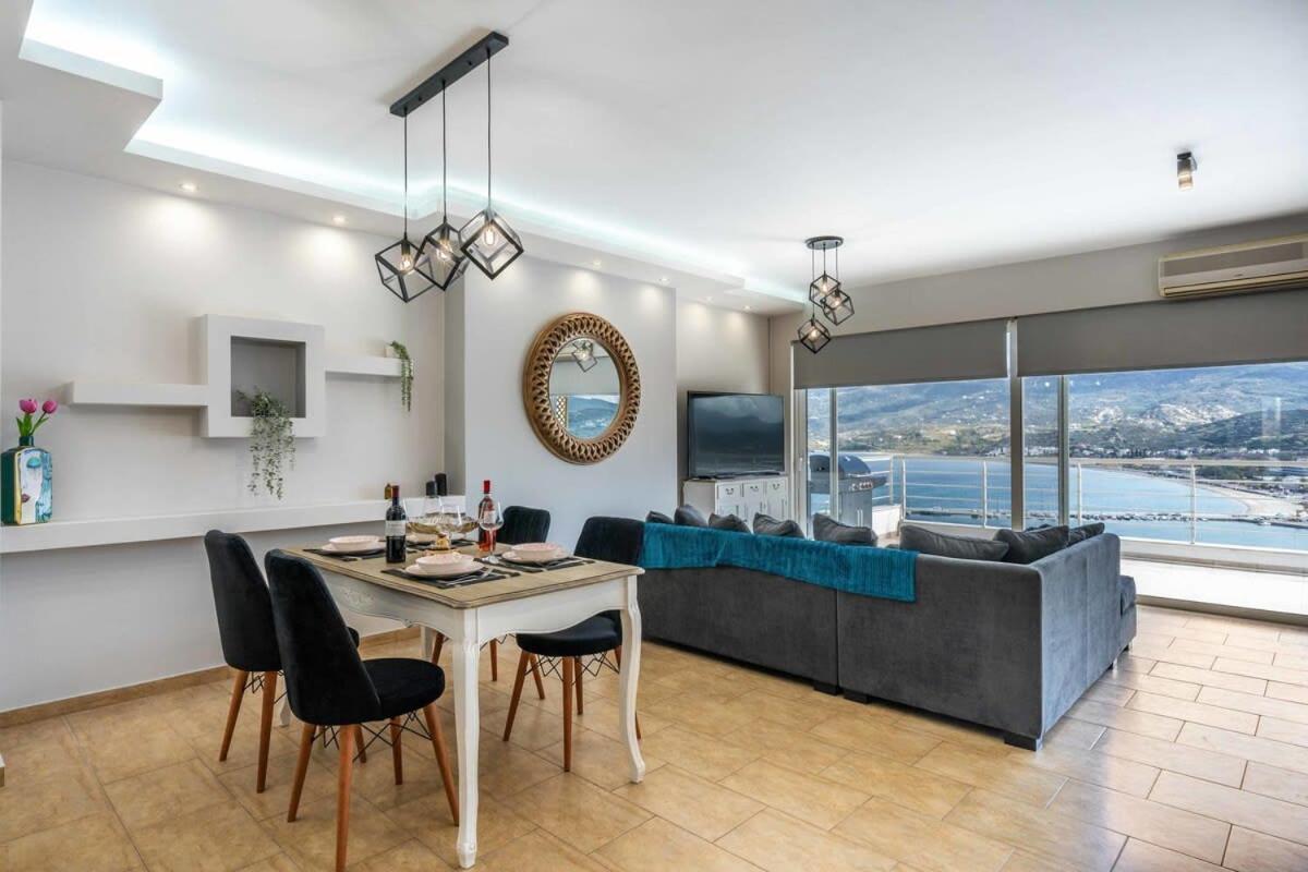 Sitia Panoramic Penthouse - Close To Sandy Beach - Private Parking Ngoại thất bức ảnh